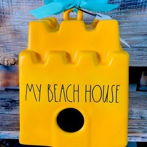Rae Dunn Sand Castle My Beach House Birdhouse